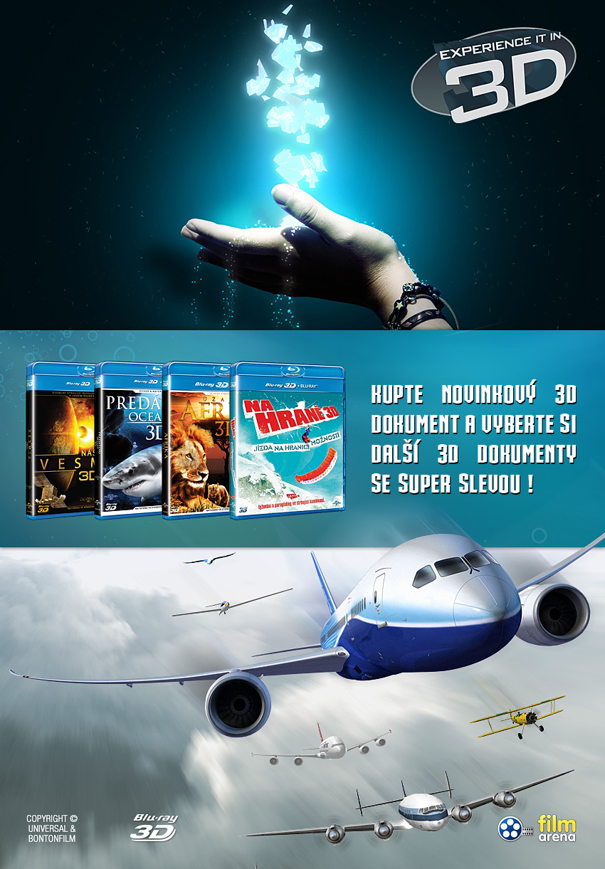 Super slevy 3D dokument� na Filmarena.cz