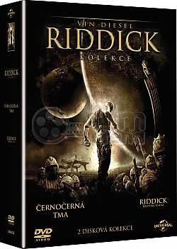 RIDDICK Kolekce 2DVD (Riddick: Kronika temna + �erno�ern� tma)