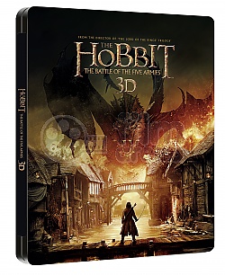 HOBIT: Bitva pěti armád 3D + 2D Steelbook™ Limitovaná sběratelská edice + DÁREK fólie na SteelBook™