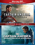 CAPTAIN AMERICA 1 + 2 3D + 2D Kolekce