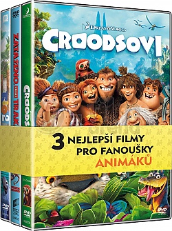 Animovan� filmy (Croodsovi, Zata�eno ob�as traka�e 2, Rio 2) Kolekce