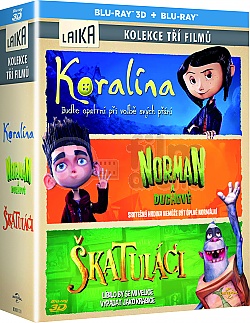 Koral�na, Norman a duchov�, �katul�ci 3D + 2D Kolekce
