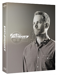 FAC #19 RYCHLE A ZB�SILE 7 Paul Walker Edition FULLSLIP + LENTIKUL�RN� MAGNET Steelbook&trade; Limitovan� sb�ratelsk� edice - ��slovan� + D�REK f�lie na SteelBook&trade;
