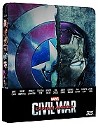 CAPTAIN AMERICA: Ob�ansk� v�lka 3D + 2D Steelbook&trade; Limitovan� sb�ratelsk� edice + D�REK f�lie na SteelBook&trade;