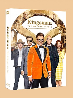 FAC #93 KINGSMAN: Zlat� kruh FULLSLIP + LENTICULAR 3D MAGNET Steelbook&trade; Limitovan� sb�ratelsk� edice - ��slovan�