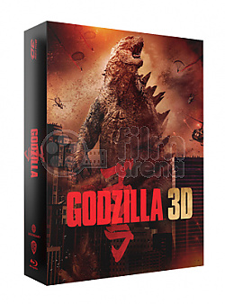 FAC #145 GODZILLA (2014) DOUBLE 3D LENTICULAR FULLSLIP XL + LENTICULAR MAGNET 3D + 2D Steelbook™ Limitovaná sběratelská edice - číslovaná