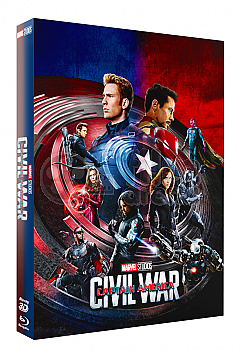 FAC #148 CAPTAIN AMERICA: Civil War Lenticular 3D FullSlip EDITION #2 Steelbook&trade; Limitovan� sb�ratelsk� edice - ��slovan�