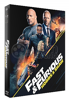 FAC #130 RYCHLE A ZBĚSILE: HOBBS A SHAW FullSlip + Lenticular 3D Magnet Steelbook™ Limitovaná sběratelská edice - číslovaná
