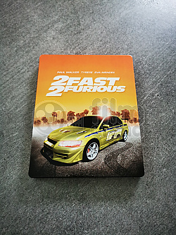 RYCHLE A ZB�SILE 2 (pr�zdn� SteelBook bez disk�) Steelbook&trade; Limitovan� sb�ratelsk� edice + D�REK f�lie na SteelBook&trade;