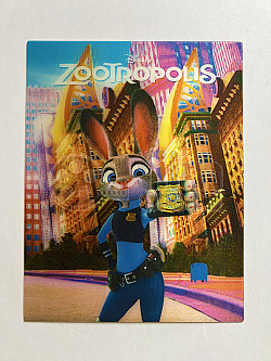 ZOOTROPOLIS - Lentikulární 3D samolepka