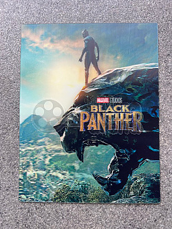 BLACK PANTHER - Lentikul�rn� 3D samolepka