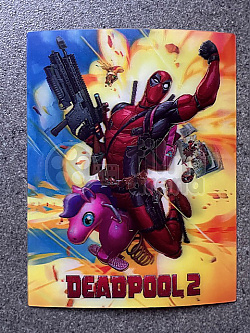 DEADPOOL 2 - Lentikulární 3D samolepka A