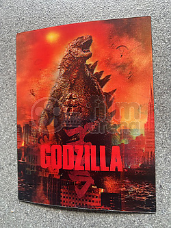 GODZILLA - Lentikulární 3D samolepka A